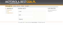 Tablet Screenshot of motorola.bestgsm.pl